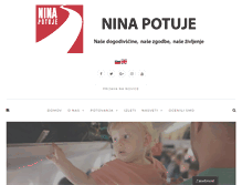 Tablet Screenshot of nina-potuje.com
